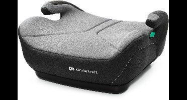 Kinderkraft I-BOOST 2 i-Size - Zitverhoger - Autostoel Booster - 125-150 cm 22-36 kg – 6-12 Jaar – R129 Goedgekeurd – Grijs