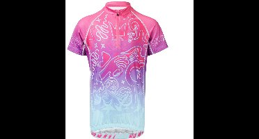 Silvini Scrivia Korte Mouw Wielertrui Roze 9-10 Years Meisjes