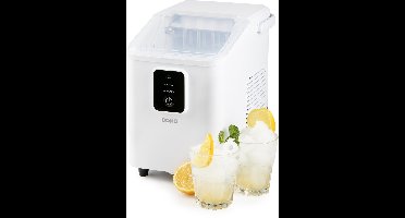 DOMO DO9292IB IJsblokjesmaker – IJsblokjesmachine met IJsschep – 0,8 l – 9 ijsblokjes in 8 minuten - Zelfreinigingsfunctie - 12 kg/24 u – Wit