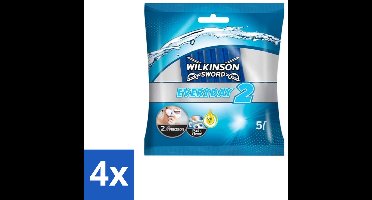 4 x Wilkinson Sword - Wegwerpscheermesjes - 5 Scheermesje - Scheermesjes - Scheermes - Wegwerpscheermesjes - Scheermes Voor Mannen - Scheermesjes Voor Mannen