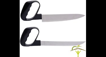 Ergonomisch keukenmes met ronde handgreep - 2 varianten: Broodmes