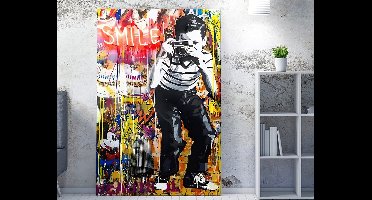 Asir - Decoratief Canvas Schilderij - Veelkleurig - 50 x 70 cm