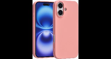 TUNIQ Back cover voor iPhone 17 - Salmon Pink - Schokabsorberend - Antislip ontwerp