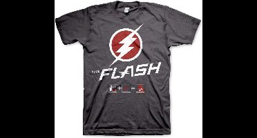 DC Comics The Flash Heren Tshirt -S- Riddle Grijs
