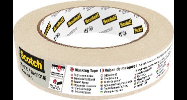 Afplaktape scotch basic 24mmx50m beige | 24 stuks