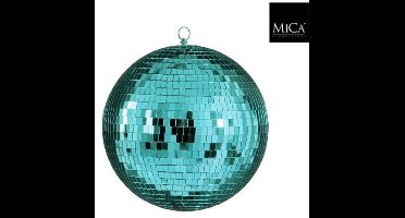 Mica Decorations Spiegelbal/ Discobal groen D25cm