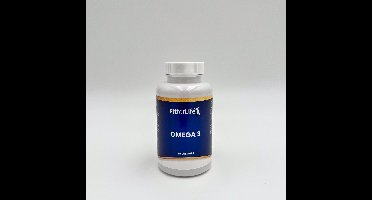 Fit for Life Omega 3 - Visolie - Hoge en veilige dosering EPA en DHA - Met vitamine E - 90 softgels