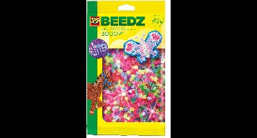SES Creative - Beedz - Mix Glitter - Strijkkralen - 3000 Stuks - PVC Vrij - Vanaf 5 Jaar