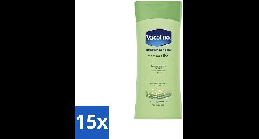 15 x Vaseline - Aloe Soothe - Bodylotion - Verzachtend - 200 ml - Bodylotion - Aloë Vera - Huid Verzorging - Droge Huid - Gevoelige Huid