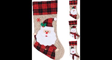 Kerstdecoratie - Kerstversiering - Kerstcadeau Verpakking - 3 stuks - kerst sok - kerstversiering - kerstsokken