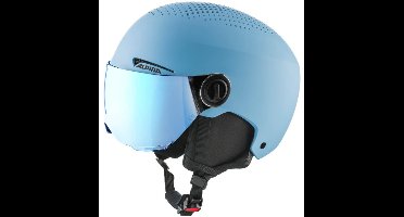Alpina Zupo Visor Q-Lite Junior Skihelm Met Vizier | Smoke Blue Matt | Q-Lite Blue Cat. 2 | Maat: 48 - 52 cm