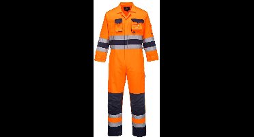 Portwest Nantes Hi-Vis Overall TX55 - Oranje/Marine - XXL