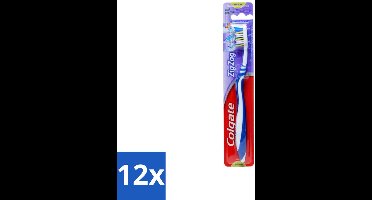 12 x Colgate - Tandenborstel - ZigZag Medium - 1 Tandenborstel - Tandenborstel - Zigzag Borstelharen - Tandenborstel Medium - Tandenborstel Hardheid - Mondhygiëne