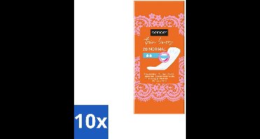 10 x Sence - Normaal - Inlegkruisjes - Dagelijks Comfort - 28 Inlegkruisjes - Inlegkruisjes - Dagelijks Comfort - Afscheiding - Menstruatie - Hygiëne