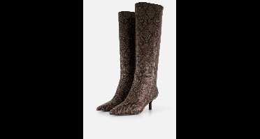 Posh by Poelman Hoge laarzen bruin Pu - Maat 40