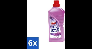 6 x At Home - Clean - Allesreiniger - Floral - Verfrissened - 1 L - Allesreiniger - Bloemige Geur - Reiniging - Vloer - Werkblad