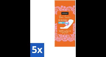 5 x Sence - Normaal - Inlegkruisjes - Dagelijks Comfort - 28 Inlegkruisjes - Inlegkruisjes - Dagelijks Comfort - Afscheiding - Menstruatie - Hygiëne