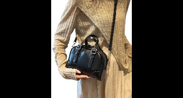 S&E Compacte PU Crossbodytas Dames – Krasbestendig Materiaal – Elegant & Veelzijdig voor Dagjes Uit