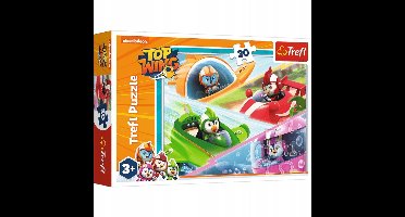 Trefl TOP WINGS Puzzel 30 Stukken - Vliegende Avontuur