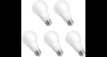 Spectrum LED Lamp E27 7W - 230V - 600 Lumen - 3000K Warm wit - Gezellig licht - Energiezuinig - 5 stuks