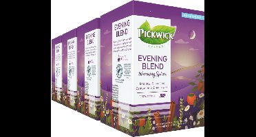 Pickwick Evening Blend Warming Spices Rooibos thee - 4 x 15 stuks