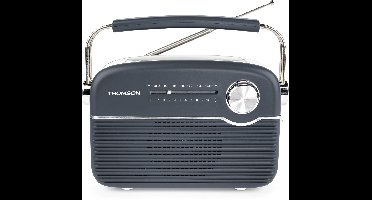 THOMSON - RETRO BLUETOOTH RADIO - Solar- Grijs