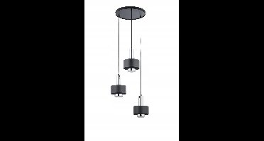 Sigma RIF LUX 3 KOŁO compacte/zilveren plafondhanglamp