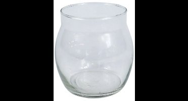 Theelichthouder - Glas - Transparant - D9,7XH10CM