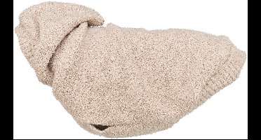 Hondentrui Trixie - Carson Hoodie Met Capuchon Zand - 30cm Ruglengte