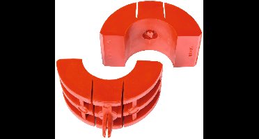 ROTHENBERGER klembekkenset voor ROCUT 110, 56mm, 2 halve schalen ...