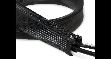 LogiLink KAB0049 Kabelbeheer Zwart kabel beschermer