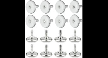 30 stuks Meubelpoten - M6 - Meubelpoot - Tafelpoot - Verstelbare Meubelpoten - Kastpoten - Voetjes Schroefbaar - Meubelpoten Geschikt Voor Meubels