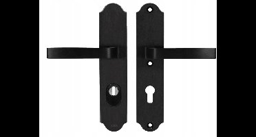 AXA Verona Deurklink F8 Zwart 72mm - Aluminium