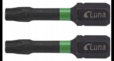 Luna Torsion Impact Bit TX15 32mm - 2 stuks
