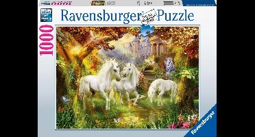 Ravensburger puzzel Eenhoorns in de herfst - Legpuzzel - 1000 stukjes