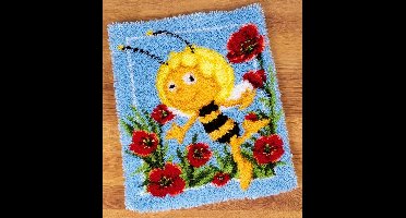 Knooptapijt kit MDB Maya in klaprozen II - Vervaco - PN-0150900