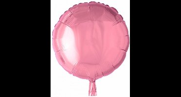 Folie ballon Rond roze 46cm