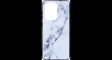 Shop4 - Samsung Galaxy S20 Ultra Hoesje - Harde Back Case Marmer Wit