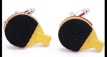 Manchetknopen - Batjes Tafeltennis Tafeltennisbatjes Zwart