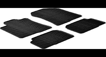 Gledring Rubbermatten passend voor Toyota Corolla Verso 2004-2009 (T profiel 4-delig + montageclips)