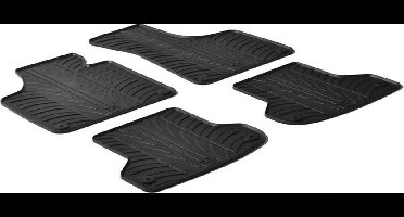 Gledring Rubbermatten passend voor Audi A3 2003-2012 (T profiel 4-delig + montageclips)