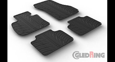 Gledring Rubbermatten passend voor BMW 2-Serie F45 Active Tourer 2014- (T profiel 4-delig + montageclips)