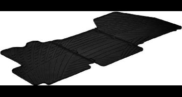 Gledring Rubbermatten passend voor Citroen Jumper / Peugeot Boxer / Fiat Ducato 2006-2013 & 2014- (G profiel 3-delig)