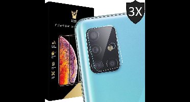 Camera Screenprotector geschikt voor Samsung A51 - 3x Glas Screen Protector
