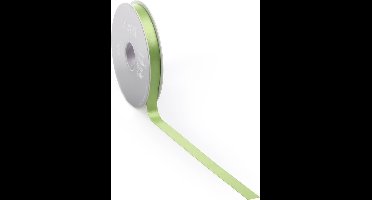 Satijn lint 10 mm groen op rol van 25 meter