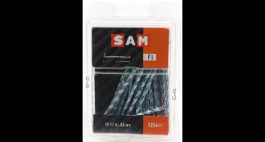 SAM Getorsde nagel platte kop 3.5x80mm ca. 135 gram 815122 F3