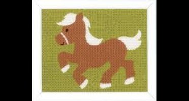 Vervaco - Stramien kit - Pony - PN-0148056 - Borduren - Borduurpakket - Borduurpakket kind