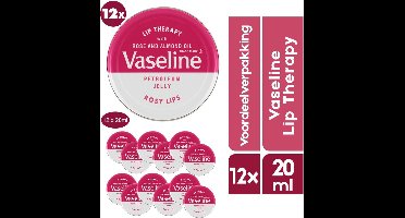 Vaseline Lip Therapy 12 Stuks Rosy Lips