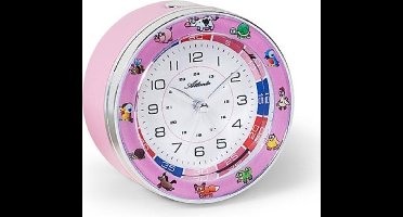 Leuke kinder wekker in roze