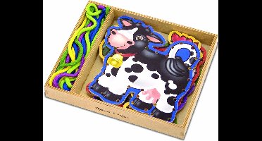 Melissa & Doug - Wooden Panels & Laces - Farm Animals